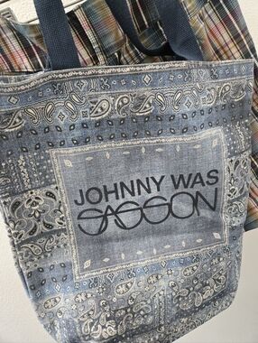Johnny Was x Sassoon Limited Edition Collabortive Canvas Tote